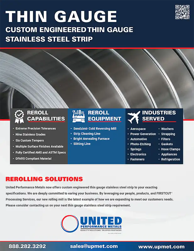Custom Engineered Thin Gauge Strip Linecard