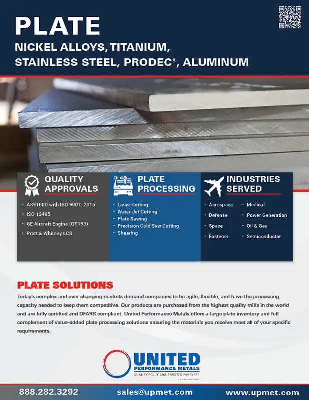 Plate Metal Products Line Card