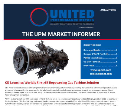 JANUARY SURHARGE UPDATE AND MARKET NEWS