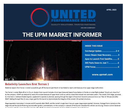 APRIL SURCHARGE UPDATE AND MARKET NEWS