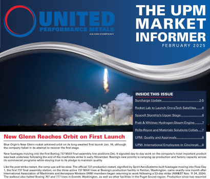 February 2025 Market Informer & Surcharge Update