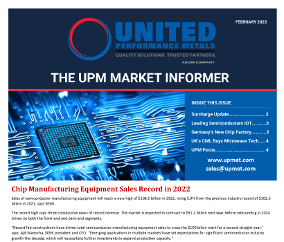 FEBRUARY SURCHARGE UPDATE AND MARKET NEWS