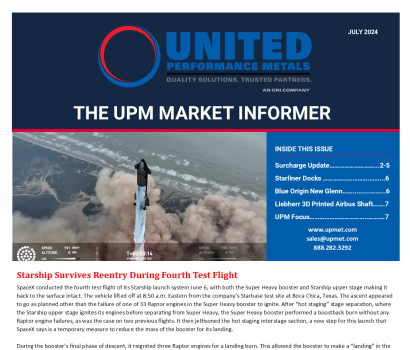 July Market Informer & Surcharge Update