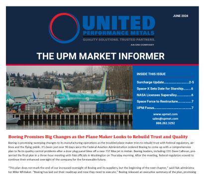 JUNE MARKET INFORMER & SURCHARGE UPDATE