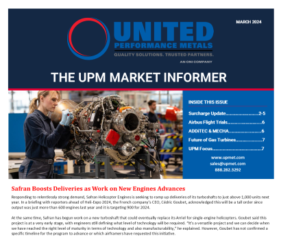 MARCH MARKET INFORMER & SURCHARGE UPDATE