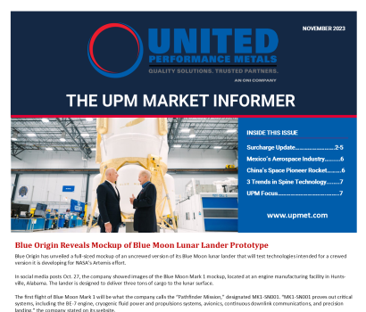 NOVEMBER SURCHARGE UPDATE AND MARKET NEWS