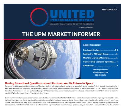 September Market Informer & Surcharge Update