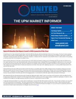 October Market Informer and Surcharge Update
