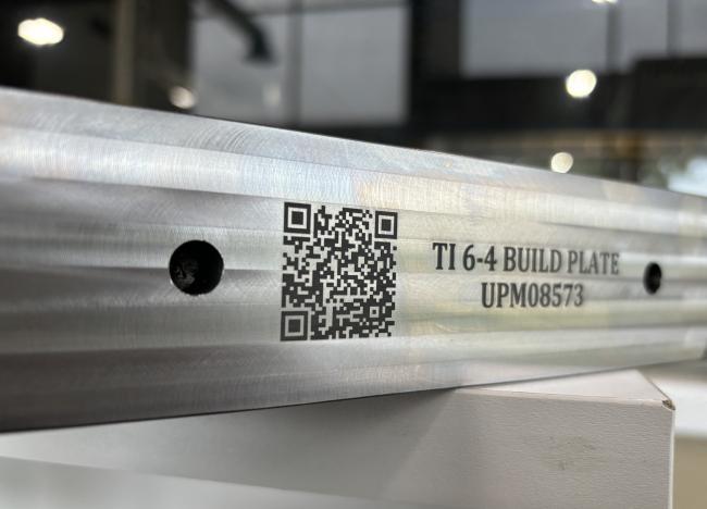 Build Plate QR Code Inventory