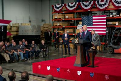 President Joe Biden visit will cause traffic shutdowns as he travels to  united performance metals in Hamilton